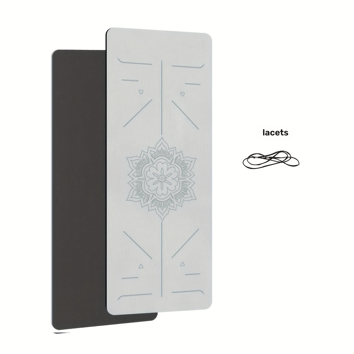 Tapis de Yoga Haut de Gamme – Confort Antidérapant & Lignes de Guidage