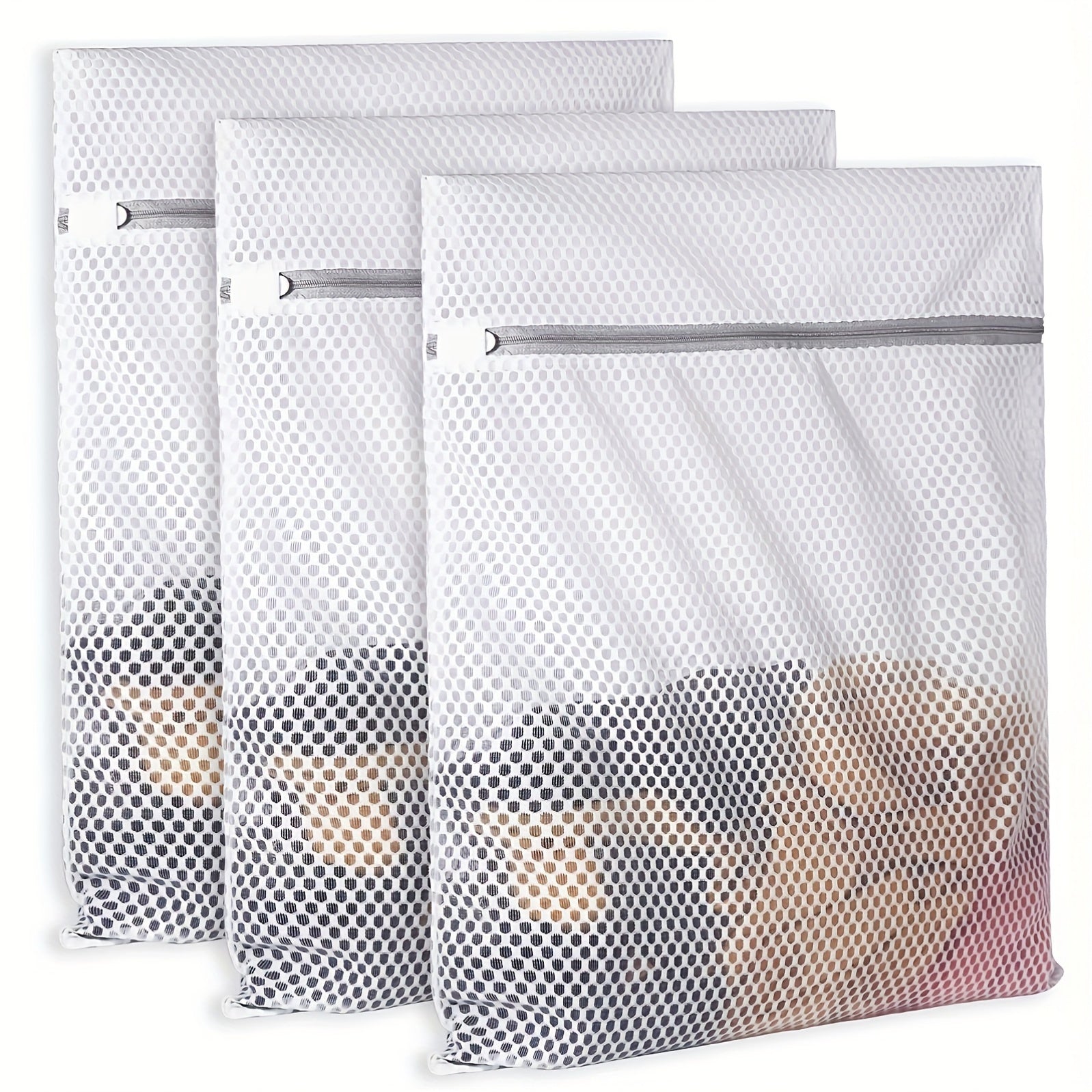 Sac à Linge en Maille Nid d’Abeille – Protection & Durabilité