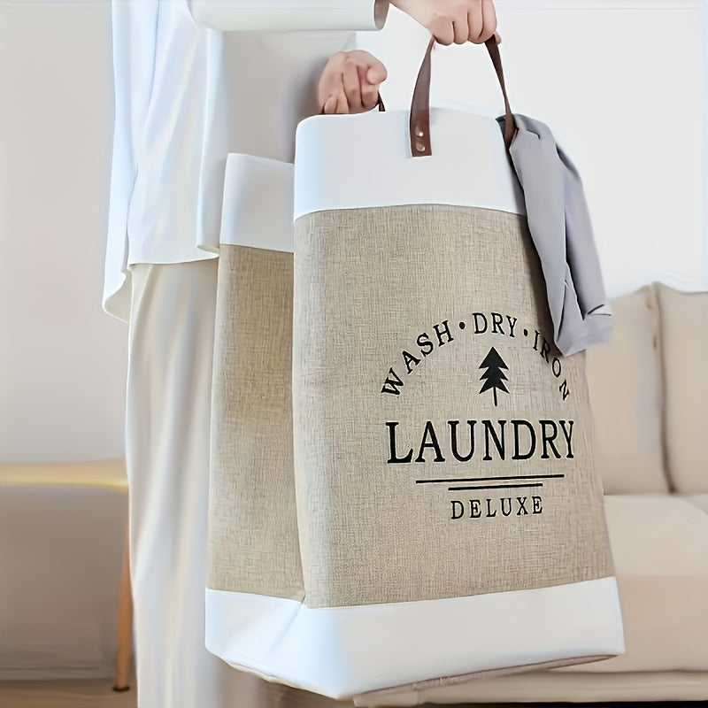 Panier à Linge Pliable Extra Large Haut de Gamme Lux