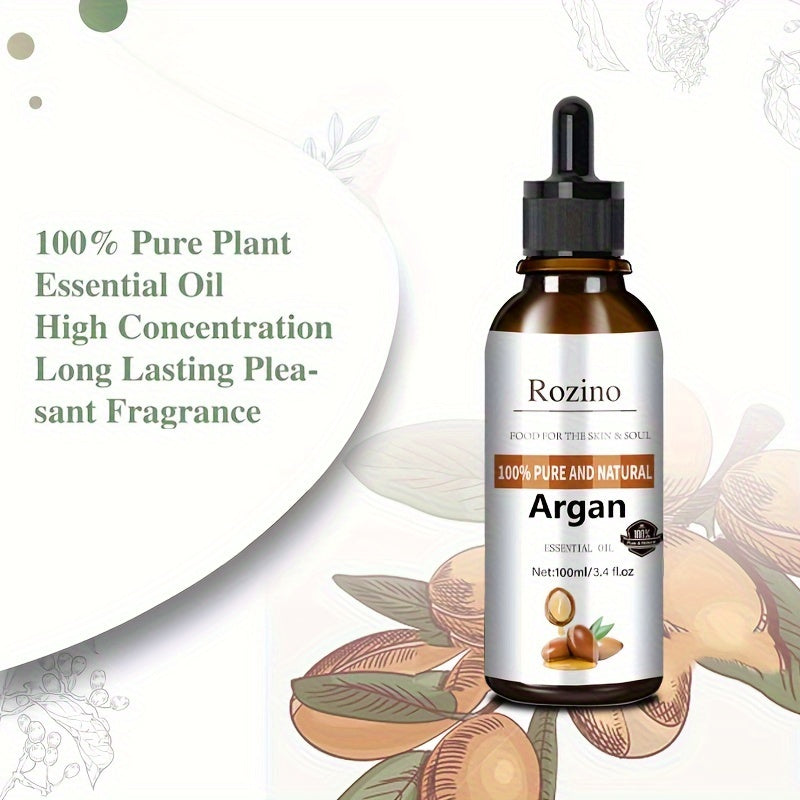 Huile d’Argan Premium – Massage, Gua Sha & Soin Complet Peau & Cheveux
