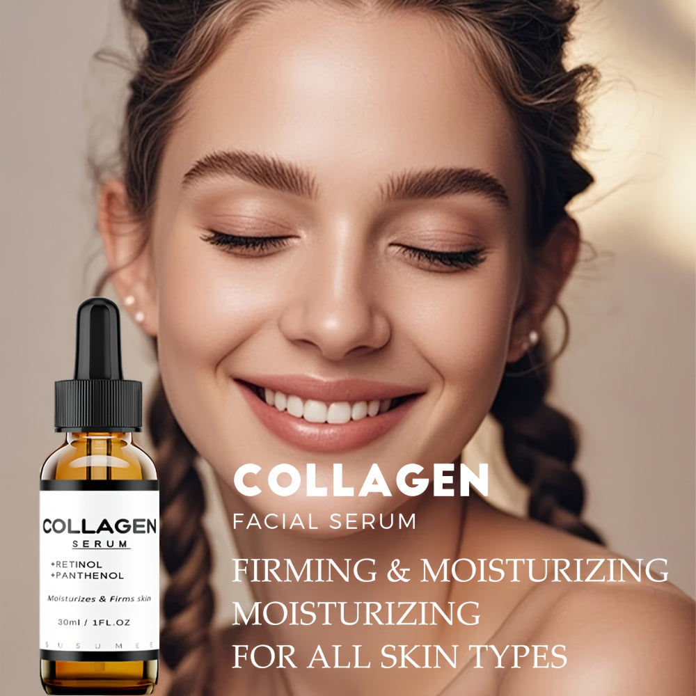 Sérum Visage Collagène 30ml – Hydratation Intense & Fermeté, avec Rétinol & Panthénol