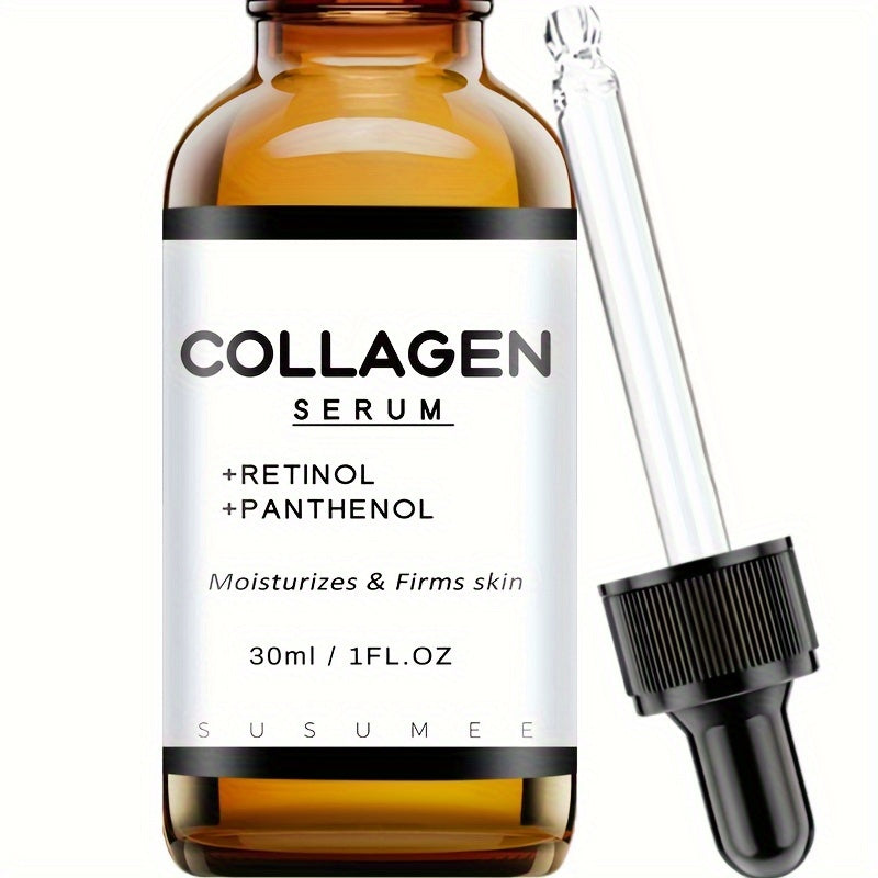 Sérum Visage Collagène 30ml – Hydratation Intense & Fermeté, avec Rétinol & Panthénol