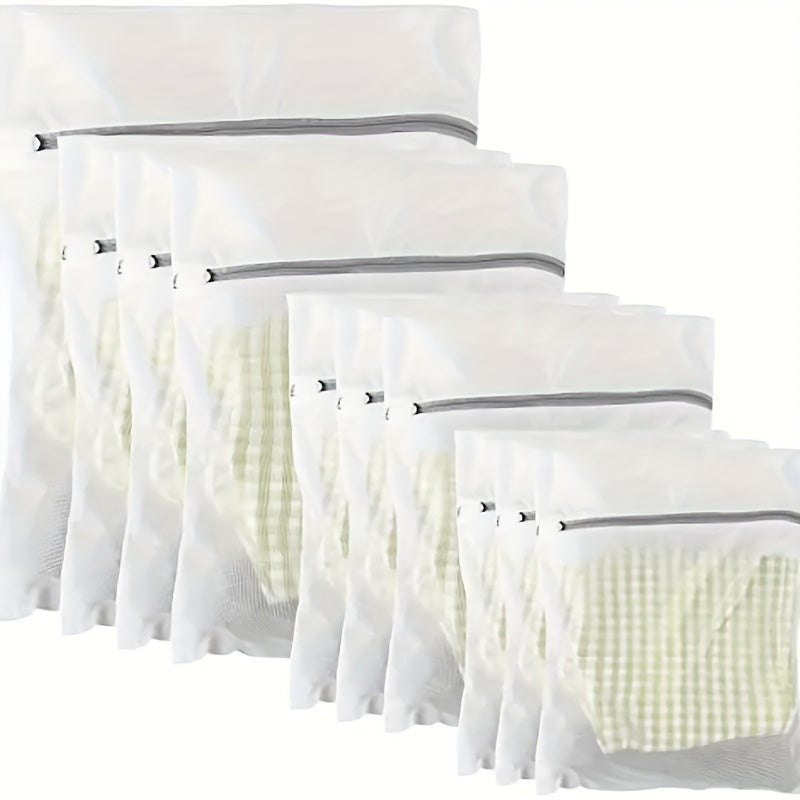 10x sacs à linge durables Tissu avec fermeture éclair
