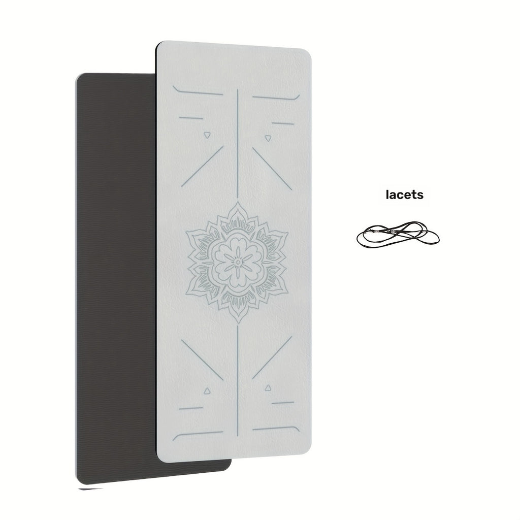 Tapis de Yoga Haut de Gamme – Confort Antidérapant & Lignes de Guidage